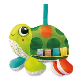 Chicco Molly The Turtle Soft and Colorful Fabric Toy Various Fabrics to Promote Tactile Skills with Velcro Fastening Machine Washable Kids Toy 0-18 Months