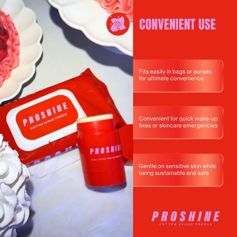 Proshine By CDM Cotton Scrub Towels