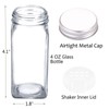 SWOMMOLY 48 Glass Spice Jars with 713 Spice Labels, Chalk