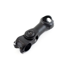 CONTEC Tarantula Stem 1 1/8 Adjustable -30° / +40° Self-Service Packaging, Ahead, Aluminium 6061, Separable, Cold Forged, Stainless Steel Screws, 4 Screw Clamps, 31.8 x 110 mm, Black