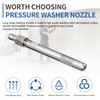 Pressure Washer Long Range Chemical Nozzle for Ladder Saver, Fits