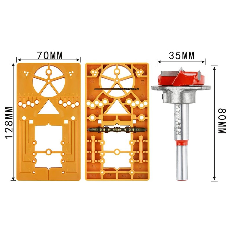 Tiardey Concealed Hinge Jig 35mm Hinge Jig Hinge Opening Auxiliary