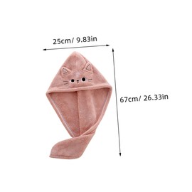 Vaguelly Dry Hair Cap of Soft Absorbent Hair Towel Wraps for Women Accessories for Bath Shower Cap Fast Drying Feature