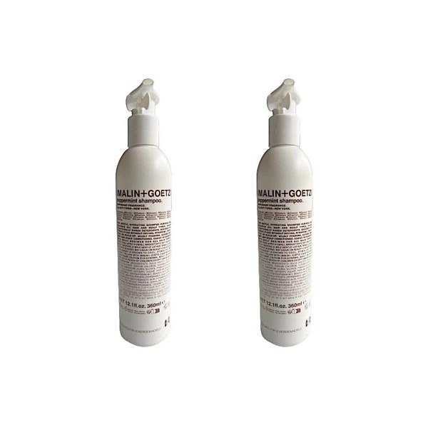 (MALIN+GOETZ) Malin + Goetz Peppermint Shampoo 360ml (12.1oz) Set of