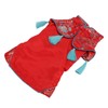 Dog Clothes Chinese Style Cheongsam Satin Pet Dog Tang Suit