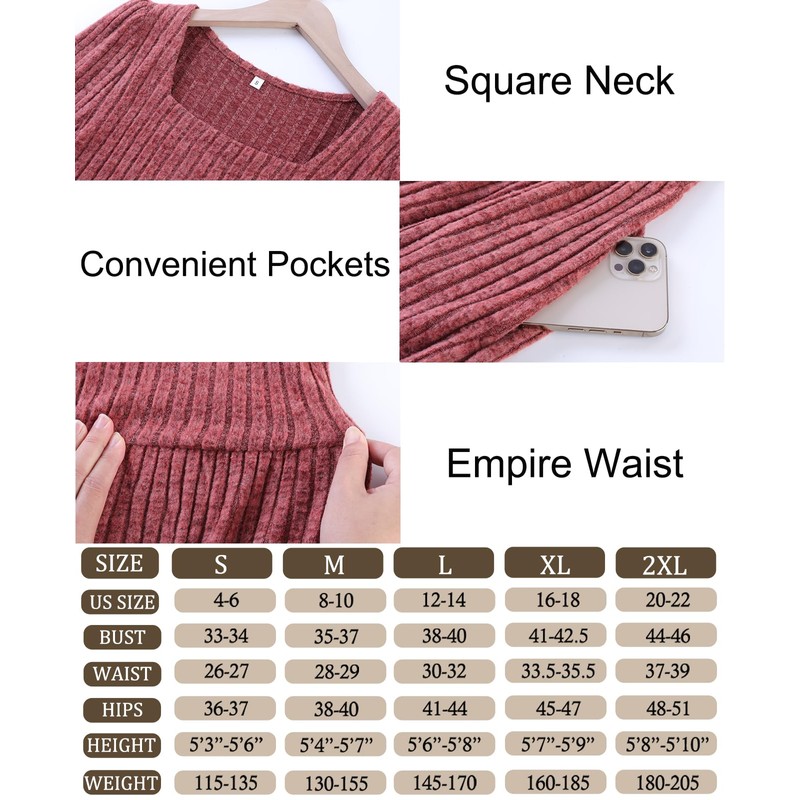 OFEEFAN OFEEFAN Funeral Square Neck Dress for Women Black Elastic