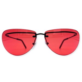 Myrò - Dynamic Sport- und Schießbrille, ultraleicht, mit roten getönten Gläsern, hohe Leistung, hergestellt in Italien