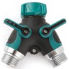 Sanpaint Hose Splitter 2 Way Heavy Duty Y Valve, Spigot