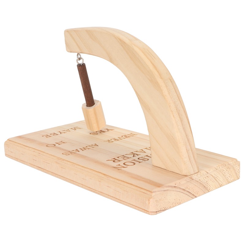 Wooden Magnetic Decision Maker Innovative Oscillating Magnetic Selector Swing to