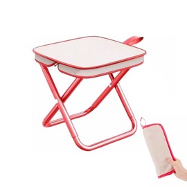 NYGHMY 1 Pcs Portable Folding Stool with Carry Bag – Lightweight Outdoor Camping Chair, Collapsible Footstool for Travel, Hiking, Fishing, Picnics, and Barbecues