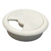 Tapon Pasacables Blanco Guía Pasa Cable Para Escritorio 2 Pz