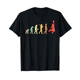 Retro Basketball Evolution Gift For Basketball Players T-Shirt