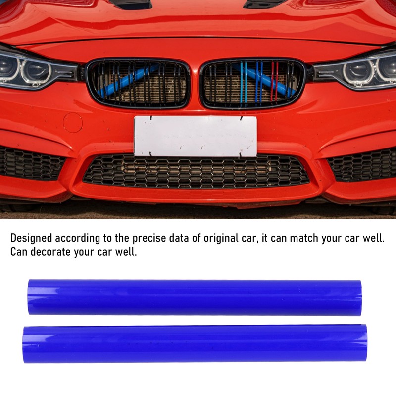 2PCS Front Grill Stripe Trim for M Style Replacement for