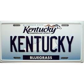 Kentucky State License Plate Novelty Fridge Magnet