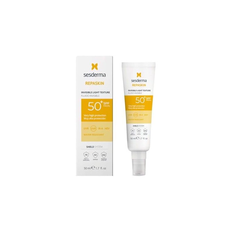 Sesderma Repaskin Fluido Facial Invisible con Aantioxidantes y Enzimas Reparadoras