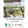 Golf Cart Windshield, Golf Cart Foldable Windshield Suitable for 2004-Up