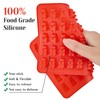 5 Pcs Mini Gummy Candy Molds with 2 Dropper, Silicone