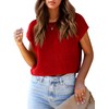 Saodimallsu Womens Cap Sleeve Crop Tops Summer Trendy Going Out