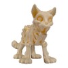 Skeleton Cat Figurine – Articulated Gothic Feline Desk Fidget for