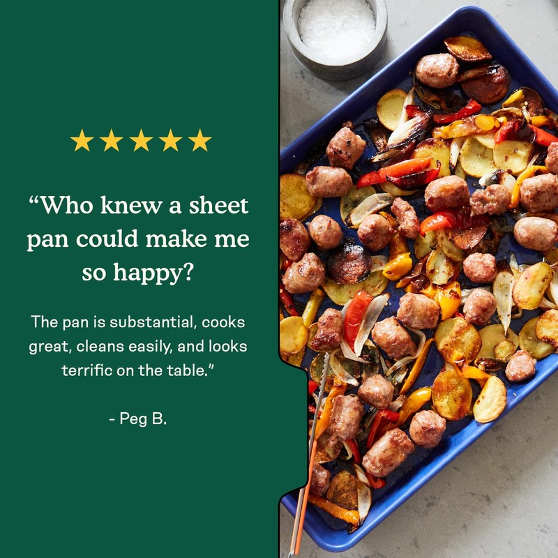 Great Jones Holy Sheet Pan (Raspberry) | Nonstick, Half-Sheet Pan