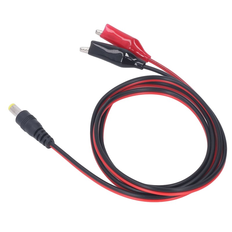 DC to Dual Test Clip Cable Copper Core Electrical Test