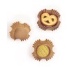 qiqee Square 300-Count Brown Cupcake Liners Muffin Linner No Smell,