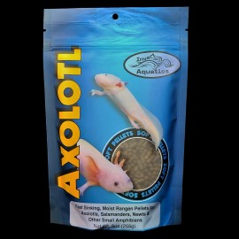 Invert Aquatics Soft Pellets for Axolotls - Moist Sinking Diet for Axolotl, Newts, Salamanders  - 9 oz (255g)