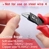 GOLD DEER 5-Inch Diagonal Cutting Pliers Precision Mini Flush Cutters