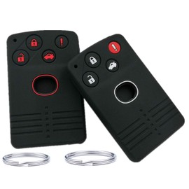 KAWIHEN Silicone Key Fob Cover Compatible with 2004-2009 Mazda 5 6 CX-7 CX-9 MX-5 Miata RX-8 Key fob BGBX1T458SKE11A01 TDY1-67-5RYA NFY7-67-5RYB 662F-SKE11A01