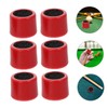 Kisangel 6pcs Billiard Cue Tip Shaper Durable Plastic Burnisher File
