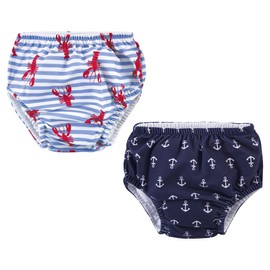 Hudson Baby Unisex Baby Swim Diapers, Anchors, 18-24 Months