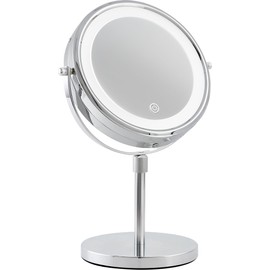 Corby Winchester Freestanding Illuminated Hotel Mirror in Chrome
