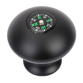 Hand Grip Knob,Outdoor Anti-skid Waterproof Universal Ergonomic Design Trekking Pole Stick Monopod Tripod Head Grip Knob with Compass,for Hiking/Camping