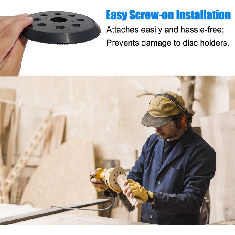 Standard 5" Hook and Loop Replacement Sander Pad for Milwaukee