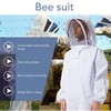 Ventilated Beekeeping Suit with Mesh Veil, Polycotton Beekeeper Suit Outfit