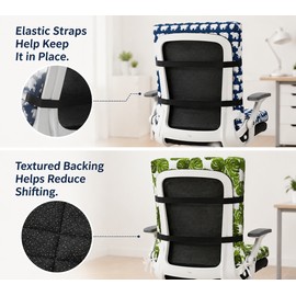 Soft Comfortable Chair Cushion for Everyday Seating – Padded Seat & Backrest Support for Office, Home and Car Seats