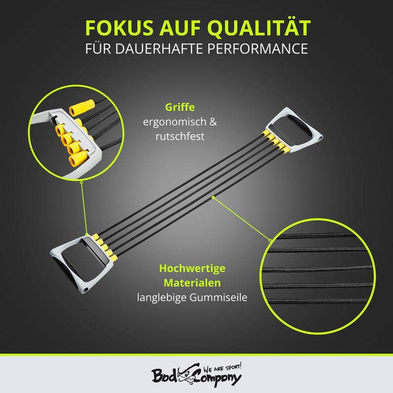 Pro 5–Way Adjustable Chest Expander / traction force: 25 Kg