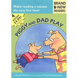 Piggy and Dad Play: 4 Brand New Readers: Sledding/ Play Ball!/ Water Balloons/ Lemonade for Sale