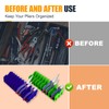GAOLAOSY 2PCS Plier Organizer Rack, 10-Slot Pliers Cutters Holder with