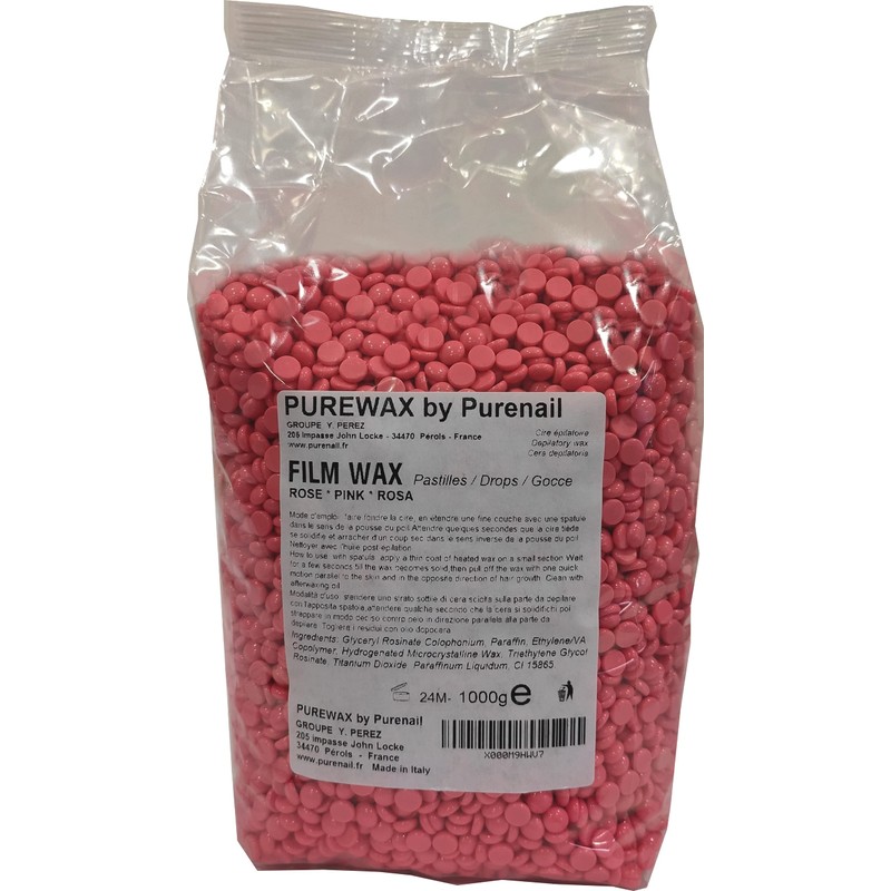 Pink Wax Beads for Epilation Peel Off 800g + 200g