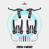 ALTREGO Frenos Bicicleta V-Brake de Acero Plastificado, Juego Completo