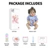 SCOM Newborn Baby Reborn Doll Girl with Accessories - 20