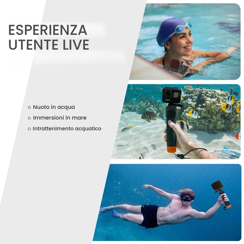 FitStill DJI Action 6 - Kit completo da immersione per