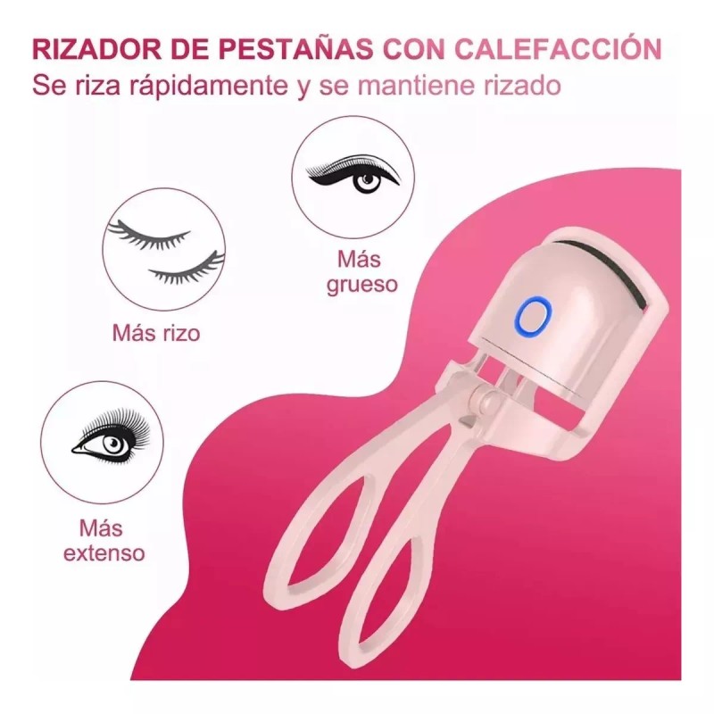 3B Rizador De Pestañas Recargable Enchinador Pestañas Eléctrico