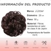 JJstar Hair Pieces Large Hair Ties for Women Curly Wavy