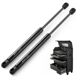 HelloAuto 10 inch 40Lb/178N Gas Struts C16-09322 Shocks Lift Support for Tool Box Storage Lid Door Truck Cap Door Topper Rear Window, Set of 2