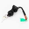 Tektall Interruptor de llave de encendido para Suzuki LTF250 LT-F250