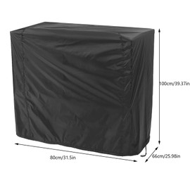 Barbecue Cover Waterproof Polyester Coating Tighten the Resistant Rope Protect Your Garden (31.5 x 25.98 x 39.37 Inches)