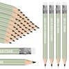 FYSUIMU 48Pcs Bridal Shower Half Pencils with Erasers re Sharpened