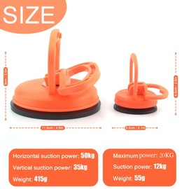 Fleymu Car Dent Puller, Pack of 5 Car Dent Suction Cup, Dent Puller, Vacuum Suction Rubber Suction, Dent Puller Car, Suitable for Mobile Phones, Laptops, Car Dents and Objects that Move etc